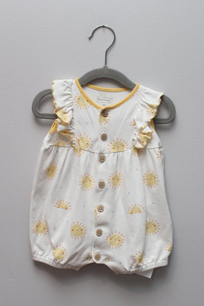 Kissy Love • White Sunshine Romper • 9 Months