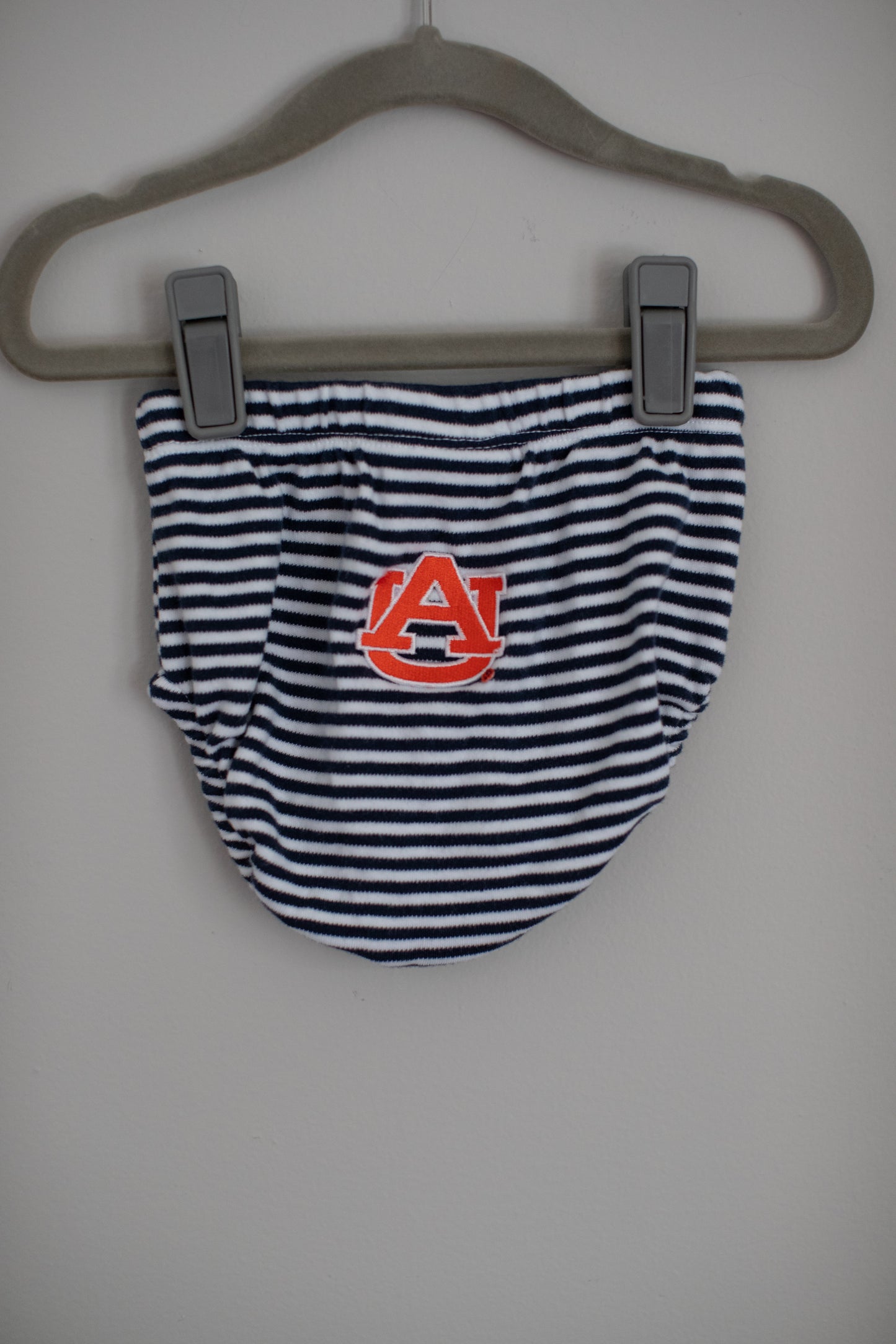 Creative Knitwear • Navy Blue & White Stripe Auburn Dress • 6-9 Months