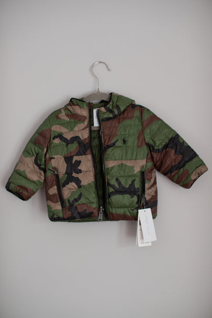 Ralph Lauren • NWT Camo Puffer Jacket • 9 Months