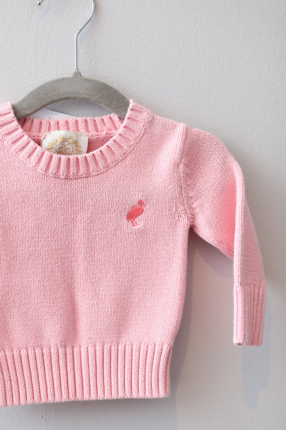 Beaufort Bonnet • Pink Sweater • 0-6 Months