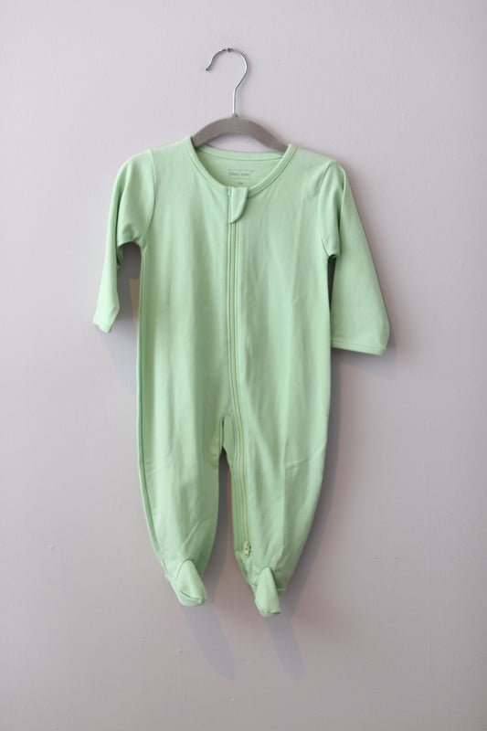 Kissy Love • NWT Green Zippie PJs • 9 Months