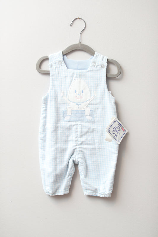 Bailey Boys • NWT Blue Check Reversible Longall • 3 Months