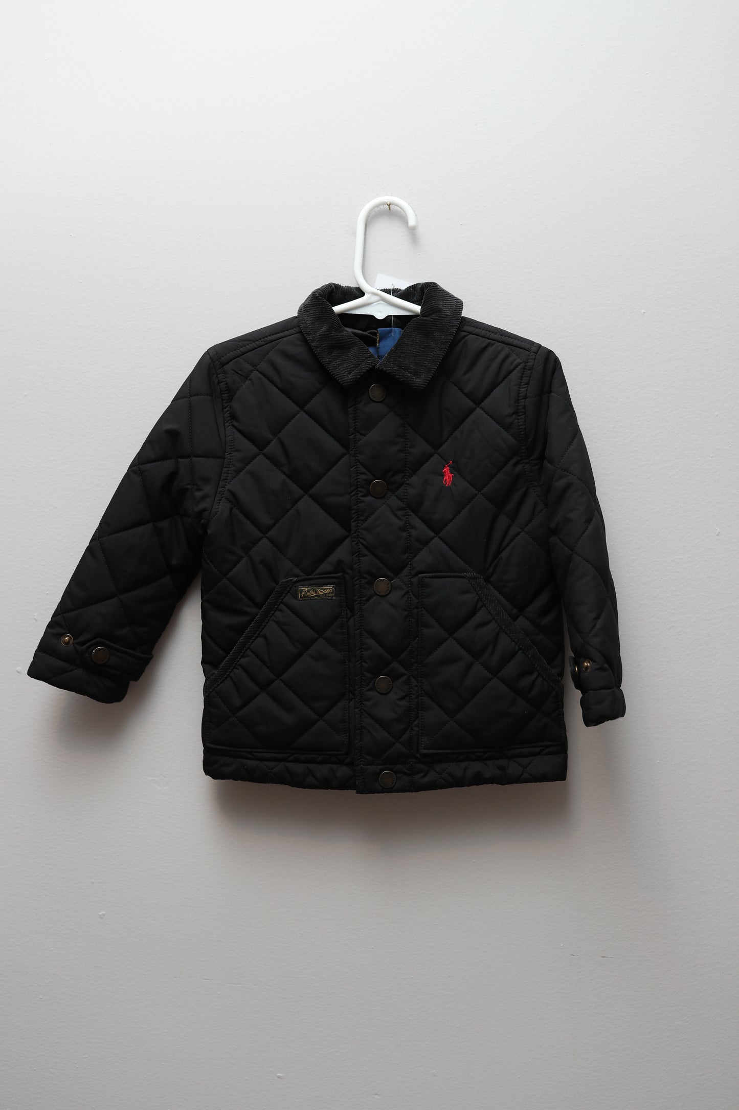 Polo Ralph Lauren • Black Quilted Jacket • 2T