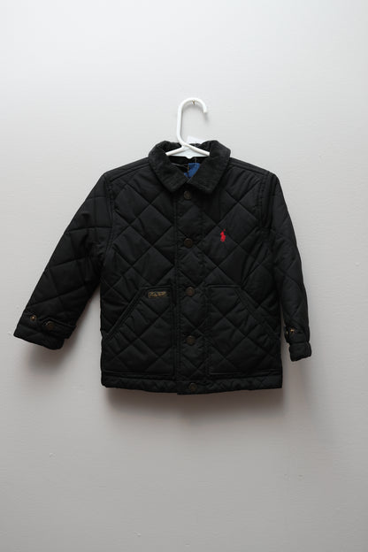 Polo Ralph Lauren • Black Quilted Jacket • 2T