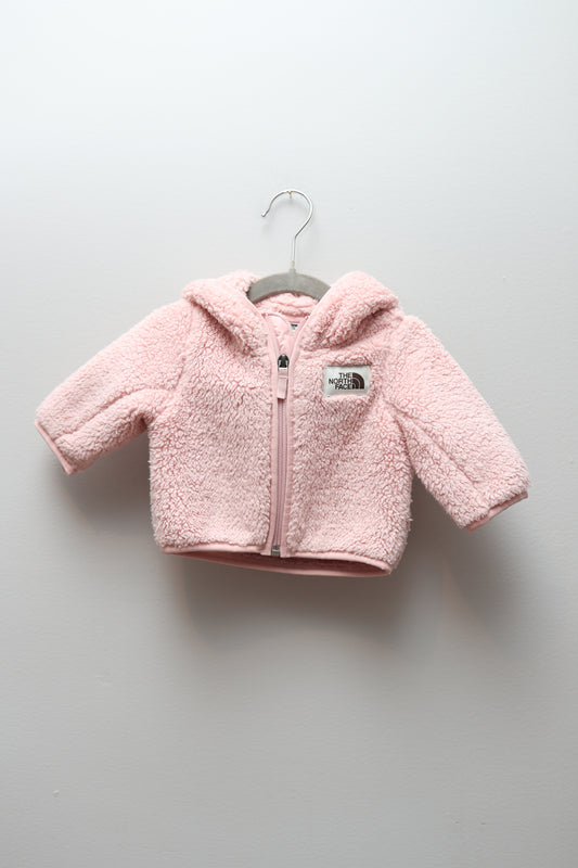 The North Face • Pink Zip Up Jacket • 0-3 Months