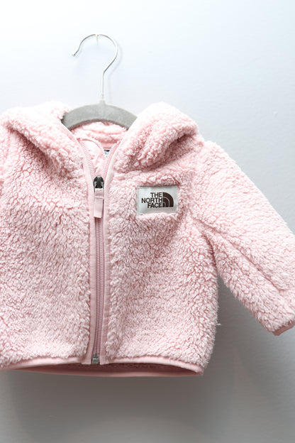 The North Face • Pink Zip Up Jacket • 0-3 Months