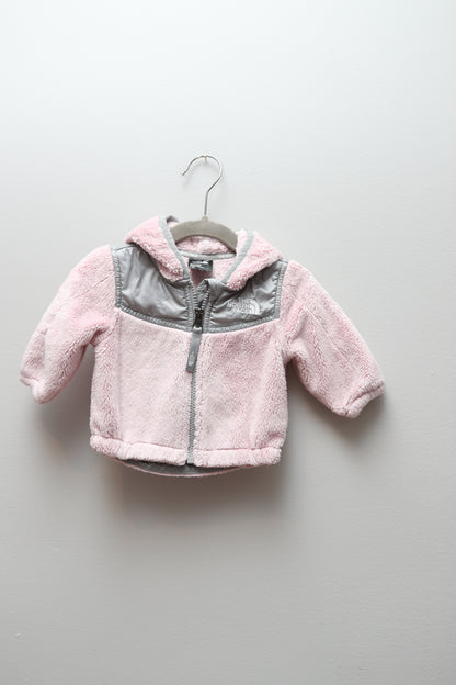 The North Face • Pink Zip Up Jacket • 0-3 Months