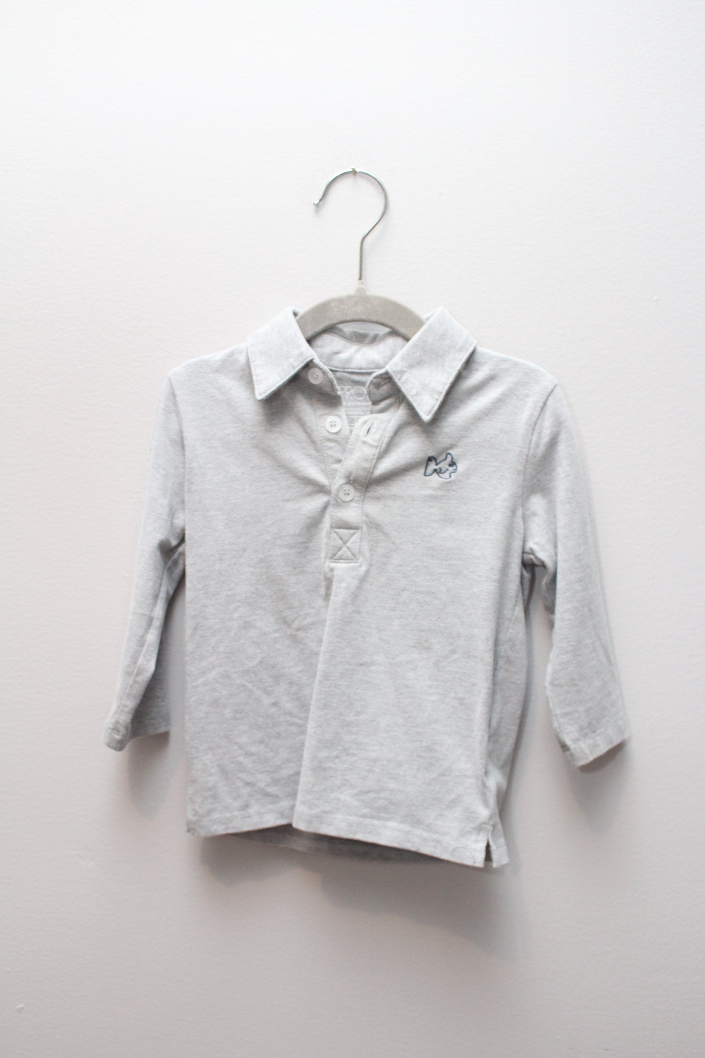 Prodoh • Grey Collared Polo • 12 Months