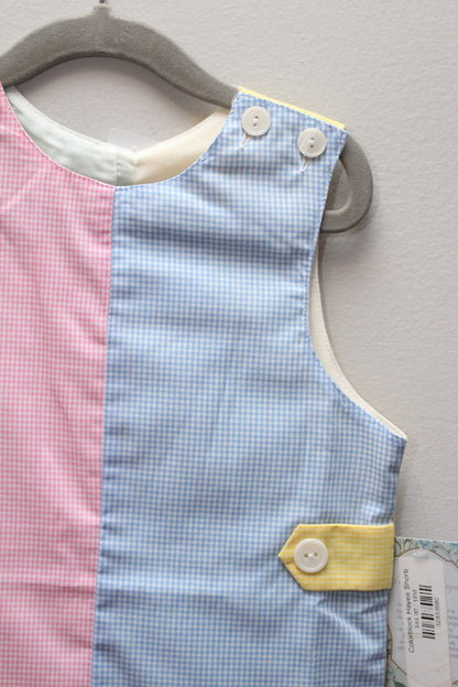 Remember Ngyuen • NWT Colorblock Gingham Jon Jon • 18 Months