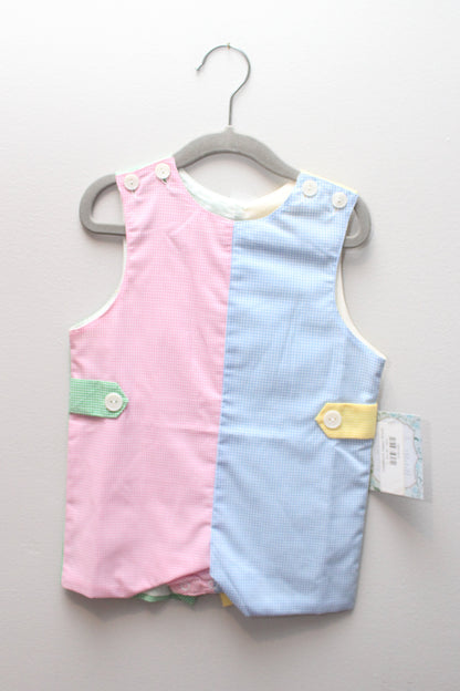 Remember Ngyuen • NWT Colorblock Gingham Jon Jon • 18 Months