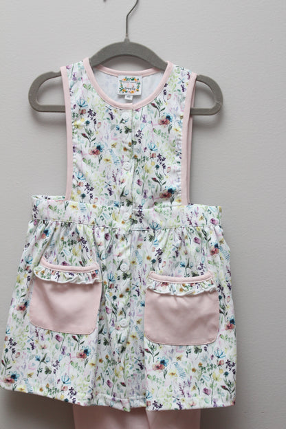 Saving Grace Smocks • Floral Pant Set • 4T