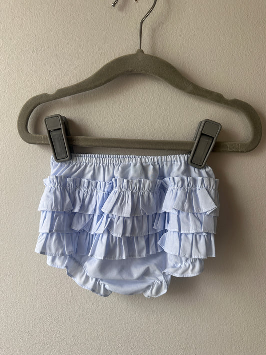 Feltman Brothers • Blue Ruffle Diaper Cover • Newborn - 3 Months