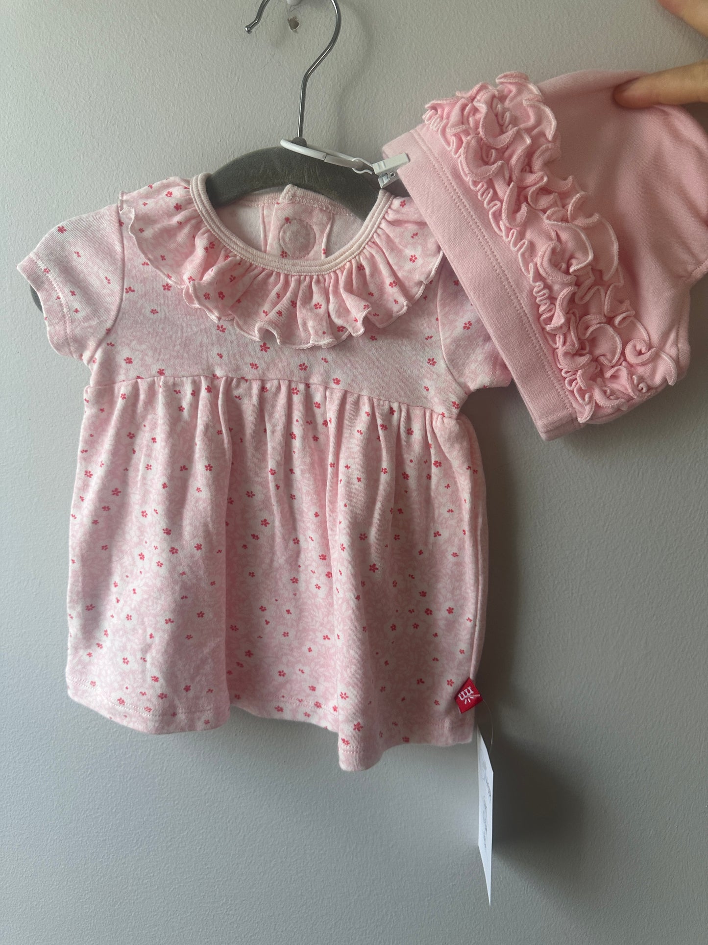 Magnetic Me • Pink Floral Diaper Set • 0-3 Months