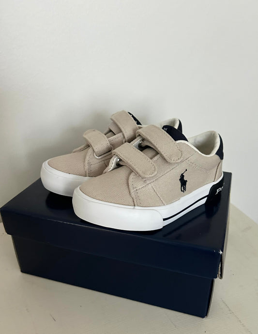 Polo Ralph Lauren • NWT Tan Velco Shoes • Size 7